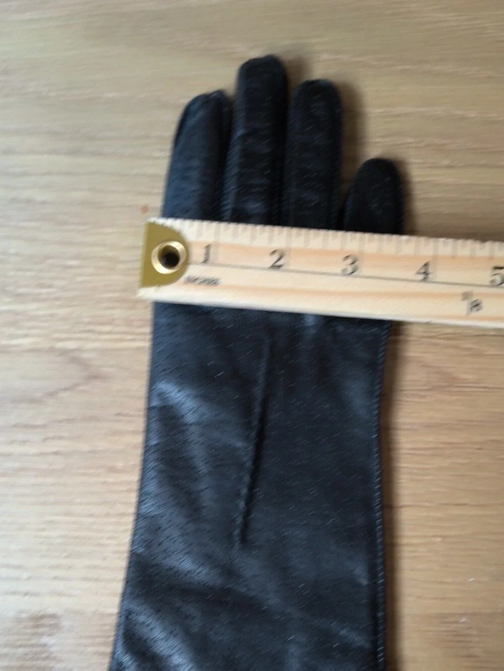 Vintage Fownes Comfort Motion Black Leather Gloves Womens M Thinsulate Lined